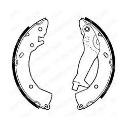 Колодки тормозные комплект Delphi Колодки тормозные комплект Delphi