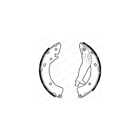 Колодки тормозные комплект Delphi LS1966. Фото 1 LS1966