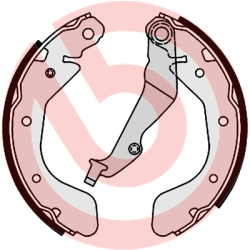 Колодки тормозные задние Brembo Авео