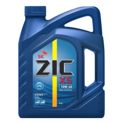 Масло ZIC X5 LPG 10W-40 напівсинтетика 4л