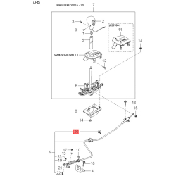 Форсунка (распылитель) омывателя ветрового стекла 0K94J-67510 Mobis