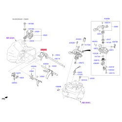Болт КПП 43840-02510 Mobis