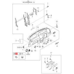 Амортизатор задній 0K33C-28700A Mobis