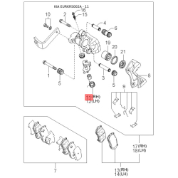 Втулка стабілізатора 0K2KB-34156A Mobis