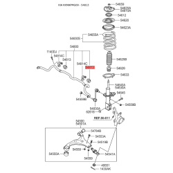 Втулка стабилизатора 54813-2G001 Mobis