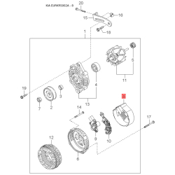 Втулка педалі KKY01-46062 Mobis