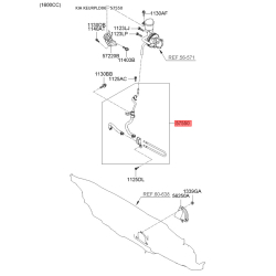 Гидравлический шланг(трубка), рулевое управление 57550-2F650 Mobis