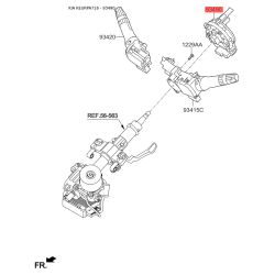Витая пружина, подушка безопасности 93490-1W315 Mobis