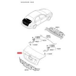 Задні двері 69200-2F581 Mobis