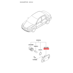 Корпус, ліхтар покажчика повороту лівий 92311-2F010 Mobis