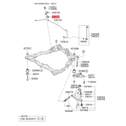 Втулка стабілізатора 54813-2F000 Mobis