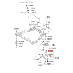 Сайлентблок рычага 54584-2F000 Mobis