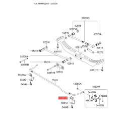 Втулка стабілізатора 55513-2F000 Mobis