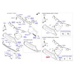 Бампер 86611-B2110 Mobis