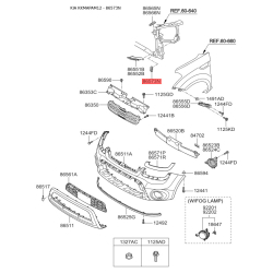 Кронштейн, буфер нижній 86573-2K500 Mobis