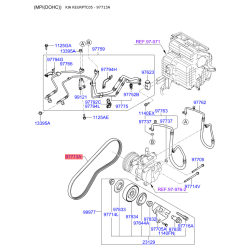 Поликлиновой ремень S9771-31C200 Mobis