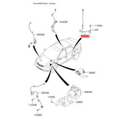 Датчик частоти обертання колеса (ABS) лівий 59910-1M300 Mobis