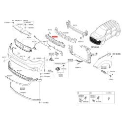 Кронштейн, буфер 86563-E4000 Mobis