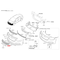 Кронштейн щитка номерного знаку 86519-A7000 Mobis