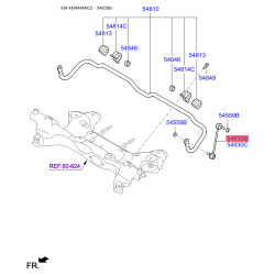 Стійка стабілізатора ліва 54830-2K000 Mobis