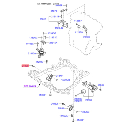 Болт кронштейна мотора 21920-2F200 Mobis