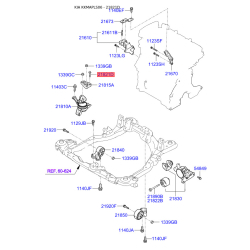 Болт кронштейна мотора 21821-2F526 Mobis