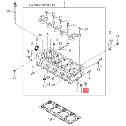 Амортизатор правый S5466-12F200 Mobis