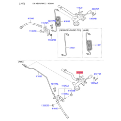 Циліндр зчеплення головний 41600-2K310 Mobis