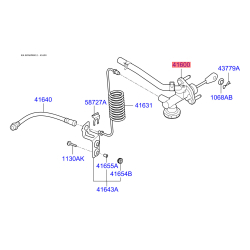Циліндр зчеплення головний 41600-2K300 Mobis