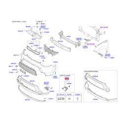 Фара противотуманная правая 92202-B2020 Mobis