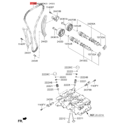 Цепь привода распредвала 24321-03000 Mobis