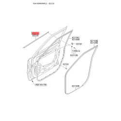 Ущільнення дверей ліве 82210-2K000 Mobis