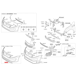 Спойлер 86590-2T000 Mobis