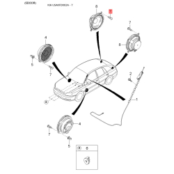 Важіль підвіски колеса правий 0K30B-34300B Mobis