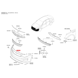 Бампер 86511-D5000 Mobis