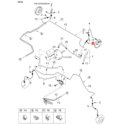 Прокладка клапанной крышки 0K30E-10235 Mobis