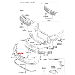 Бампер 86511-2G510 Mobis