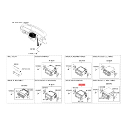 Магнитола 96140-2G250T0 Mobis