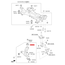 Сайлентблок важеля підвіски нижній 54584-B2000 Mobis