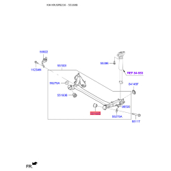 Сайлентблок балки 55160-B2000 Mobis