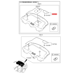 Додатковий ліхтар сигнал гальмування 92700-2T000VA Mobis