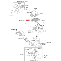 Фільтр повітряний 28113-2G000 Mobis