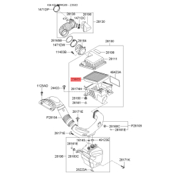 Фильтр воздушный S2811-32G000 Mobis