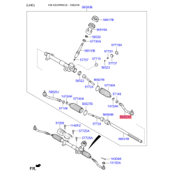 Наконечник кермової тяги лівий 56820-A4050 Mobis