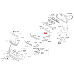 Фара противотуманная правая 92202-2T010 Mobis