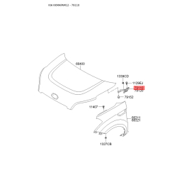 Петля капота левая 79110-2K000 Mobis