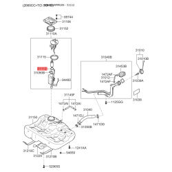 Фильтр топливный 31112-2G500 Mobis