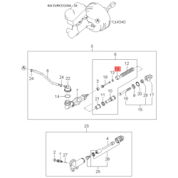 Подвеска, амортизатор передний 0K2CA-34380 Mobis