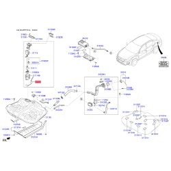 Датчик, запас топлива 94460-4R000 Mobis