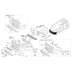 Абсорбер (піна, амортизатор) бампера 86520-2K020 Mobis
